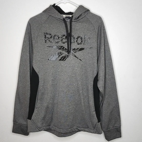 Reebok Jackets hooded size medium Color gray - Picture 3 of 8